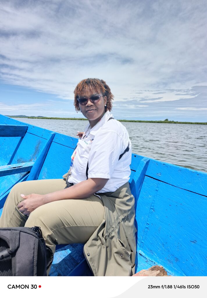 THIS IS ME  ON 10 MAY 2025 A BOAT TO A BIRDING EXCURSION 3 DAYS BEFORE MY BRAIN SHUNT SURGERY 